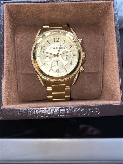 Michael Kors Men's Gold Analog Multifunction VX3J Watch 